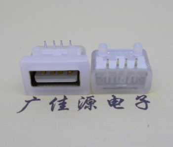 广西USB短体平口 10.5MM防水卧式母座