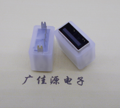广西USB连接器接口 10.5MM防水立插母座 鱼叉脚
