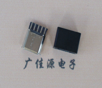 广西麦克-迈克 接口USB5p焊线母座 带胶外套 连接器