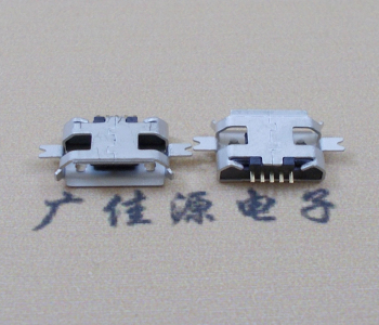 广西MICRO USB 5P接口 沉板1.2贴片 卷边母座