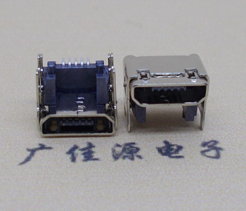 广西MICRO USB 5P母座 SMT垫高 L=4.15双壳