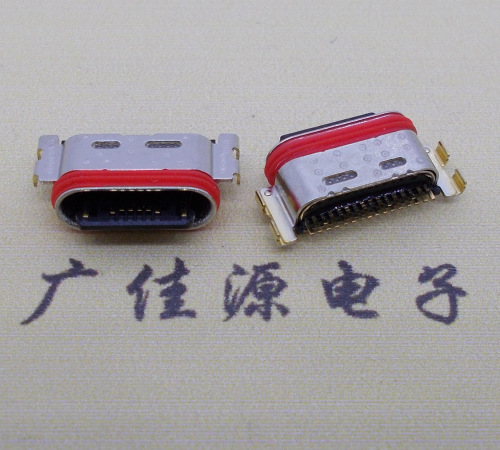 广西防水沉板usb type-c16p母座连接器