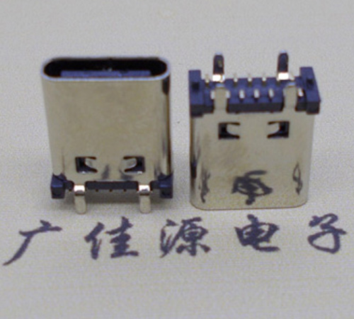 广西立式贴板type-c14p母座长10.0mm