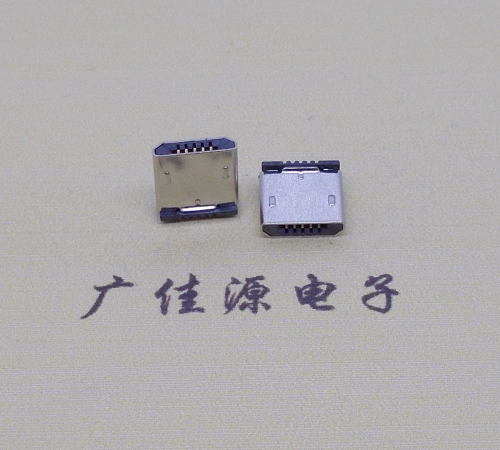 广西micro usb 5p公头 短体插板H=5.9立插