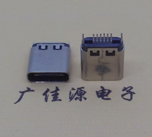 广西type-c16p母座,夹板式type-c16p接口连接器