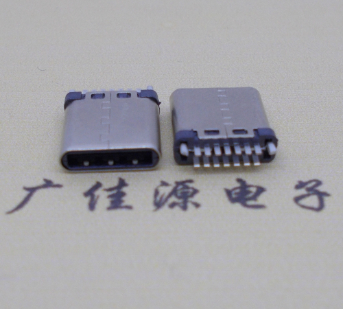 广西type-c14p公头铆合有地线接口厚2.7mm