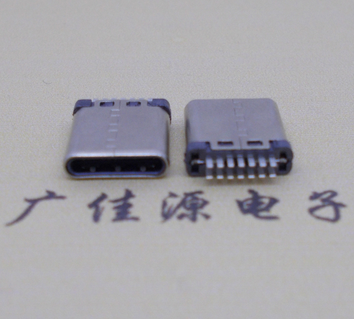 广西 铆合type-c14p公头无地线接口厚2.7mm