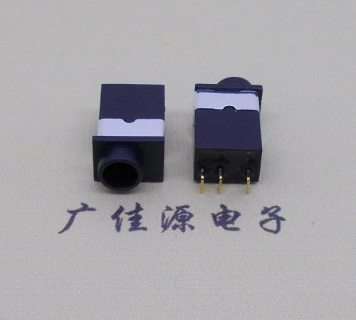 广西PJ-2030防水耳机插座 铜材质铜针2.5/3.5音频插口