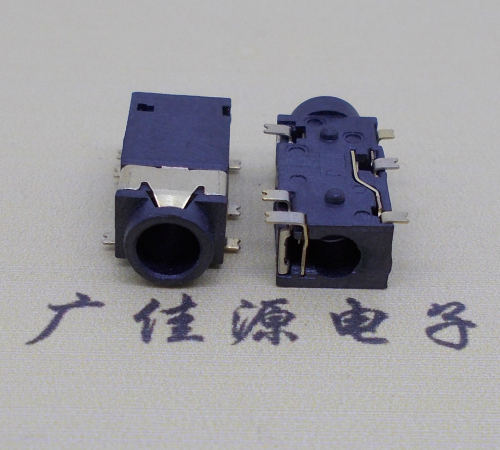 广西PJ-342耳机2.5/3.5音频插座六脚贴片双柱