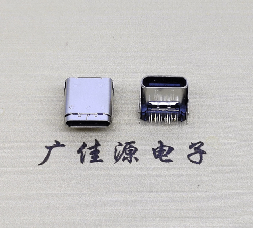 广西type c24p板上母头 typec接口数据CL=3.4,DIP+SMT端子DIP长脚